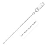 Sterling Silver Rhodium Plated Round Cable Chain 2.6 mm-rx20595-20