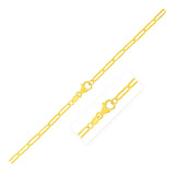 14K Yellow Gold Paperclip Chain (2.5mm)-rx56037-18