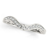 14k White Gold Curved Diamond Wedding Ring (1/10 cttw)-rxd75046y28bt