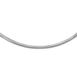 Sterling Silver Classic Omega Chain Necklace (6.0mm)-rx74458-16