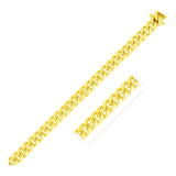 7.1mm 10k Yellow Gold Classic Miami Cuban Solid Chain-rx69586-26