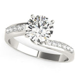 14k White Gold Bypass Round Pronged Diamond Engagement Ring (1 5/8 cttw)-rxd63796y28bt