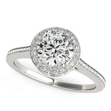 14k White Gold Classic Channel Slim Shank Diamond Engagement Ring (2 cttw)-rxd70245y28bt
