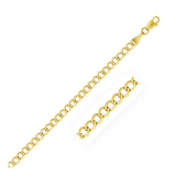 4.4mm 10k Yellow Gold Curb Chain-rx03666-18