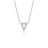 Diamond Inverted Triangle Pendant in 14k White Gold-rx16783-16
