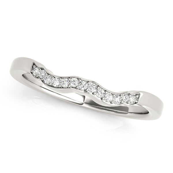 14k White Gold Wavy Style Diamond Wedding Ring (1/15 cttw)-rxd40443y28bt