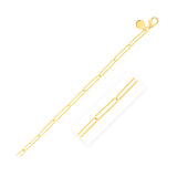 14k Yellow Gold Wire Paperclip Chain (2.7mm)-rx47043-24