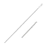 2.0mm 14k White Gold Light Rope Chain-rx69668-20