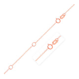 Double Extendable Piatto Chain in 14k Rose Gold (1.2mm)-rx73920-18