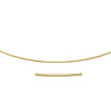 14k Yellow Gold Necklace in a Round Omega Chain Style-rx26140-20