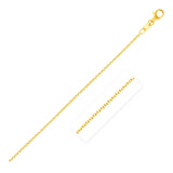 14k Yellow Gold Round Cable Link Chain 1.9mm-rx37637-20