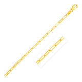 14K Yellow Gold Paperclip Chain (3.5mm)-rx97954-24