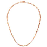 14K Rose Gold Bold Paperclip Chain (4.2 mm)-rx08826-18