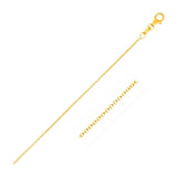 14k Yellow Gold Round Cable Link Chain 1.1mm-rx42773-16