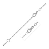Extendable Cable Chain in 14k White Gold (1.5mm)-rx45750-18