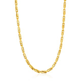 Necklace with Long Oval Links in 14k Yellow Gold-rx98526-22