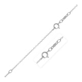 Extendable Cable Chain in 14k White Gold (1.2mm)-rx47946-18