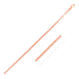 14K Rose Gold Delicate Paperclip Chain (2.1mm)-rx06901-20