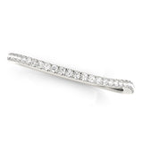 14k White Gold Slim Curved Diamond Wedding Ring (1/10 cttw)-rxd37736y28bt